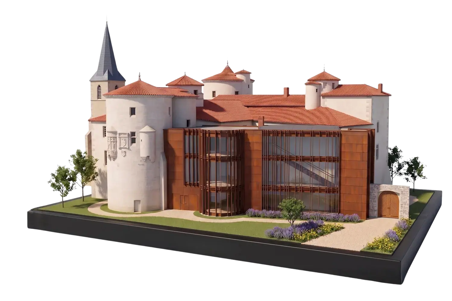 Le Château d’Aurec-sur-Loire, lieu de formation IA de MarketFrame en Auvergne-Rhône-Alpes